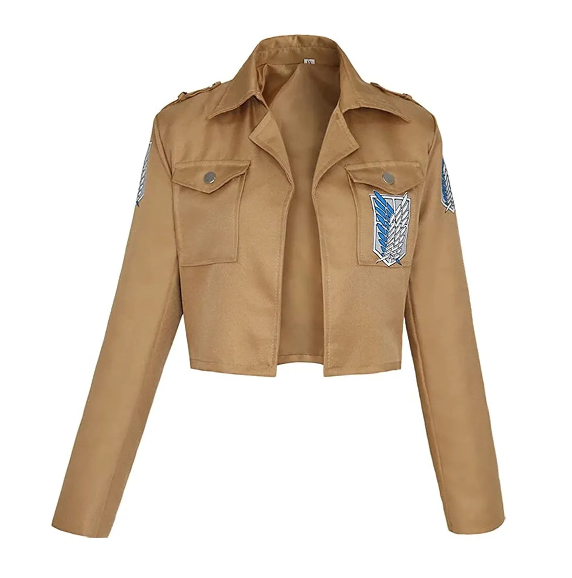 Attack on Titan | Khaki Jacket Scout Regiment Cosplay Costume |