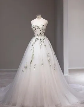 Ball Gown Colorful Wedding Dress