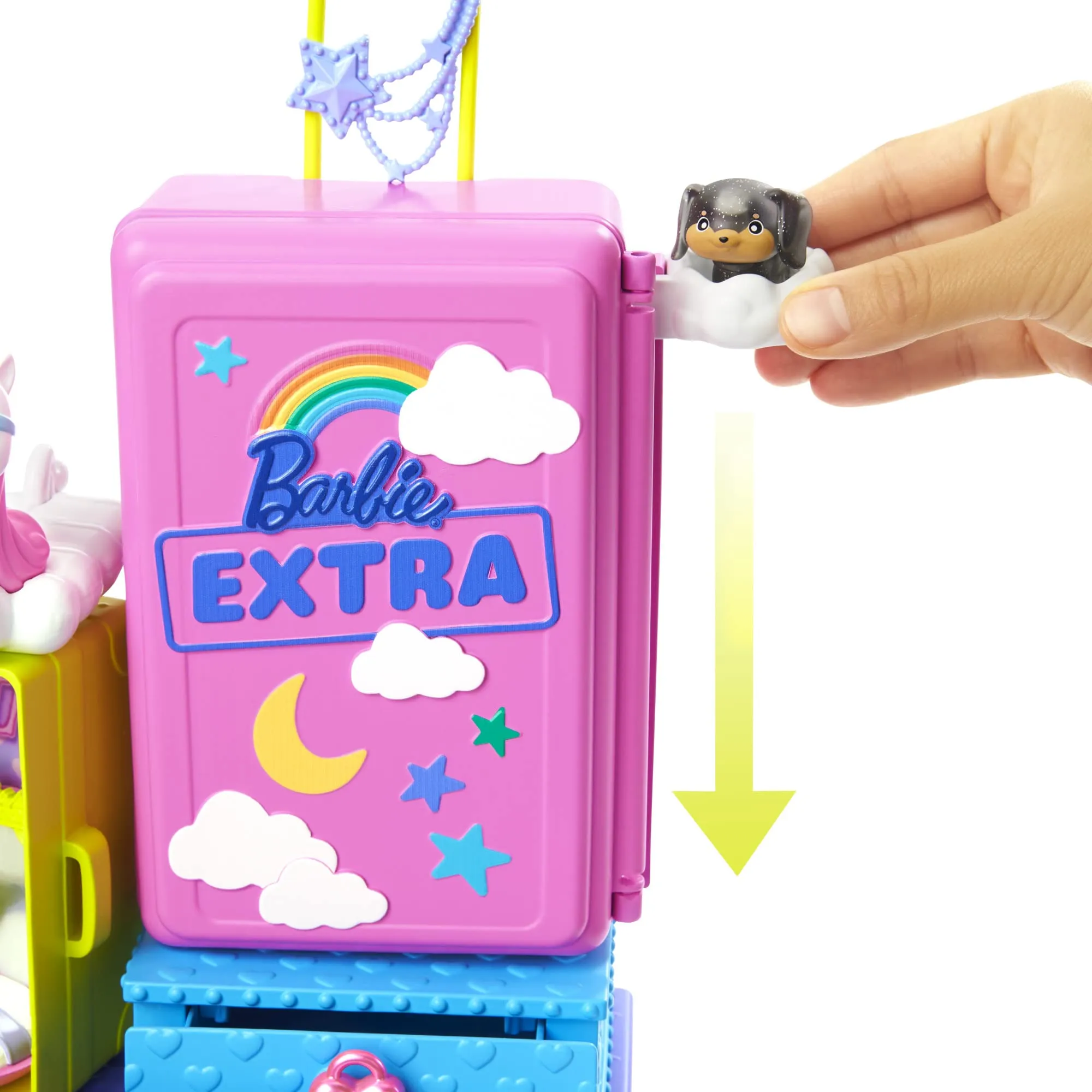 Barbie Extra Pets & Minis Playset with Exclusive Doll, 2 Puppies & Accessories