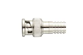 BNC Uni-Crimp Connector,  Male,  75 Ohm,  10 Pack - (301-75-2TP)