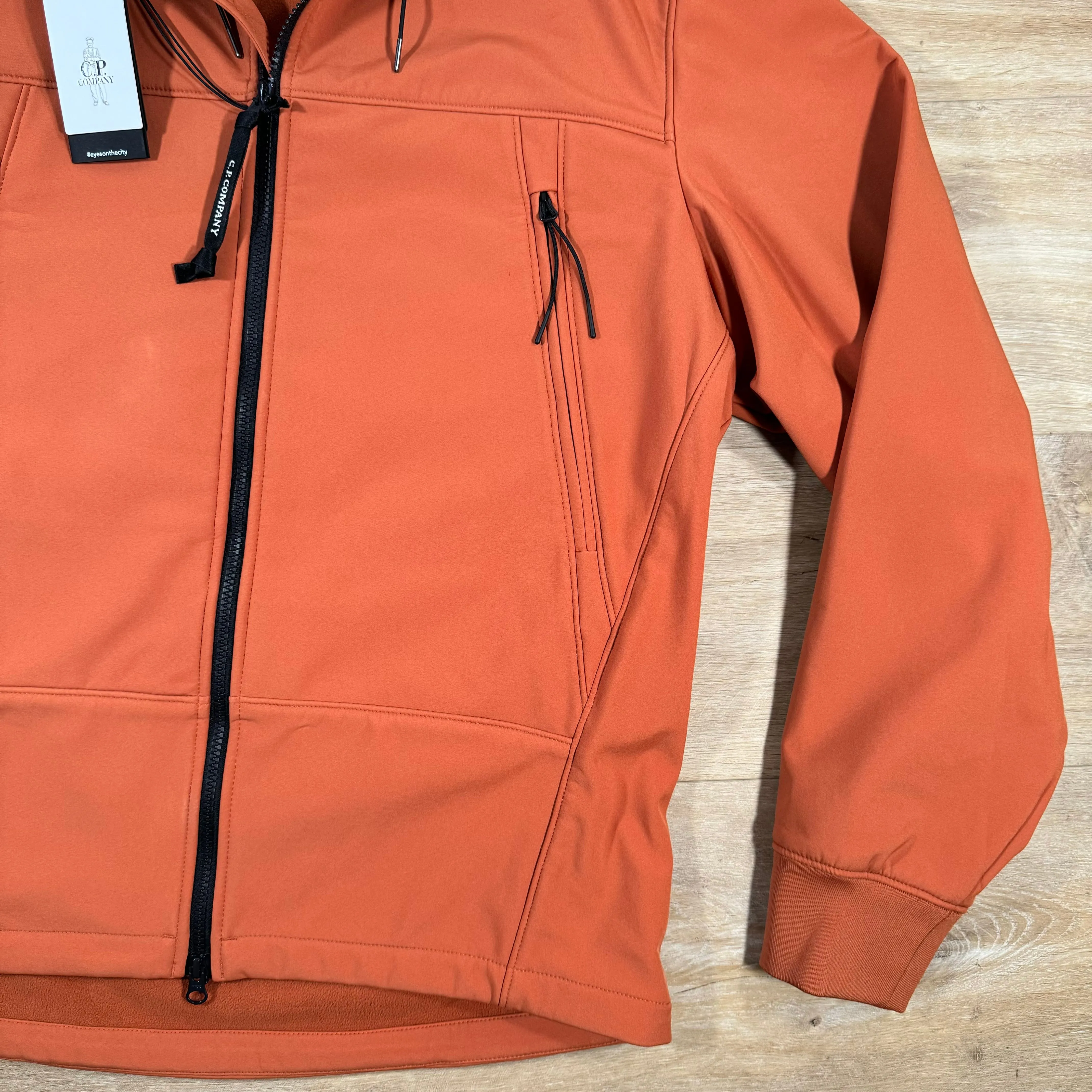C.P. Company Shell-R Goggle Jacket in Bombay Brown