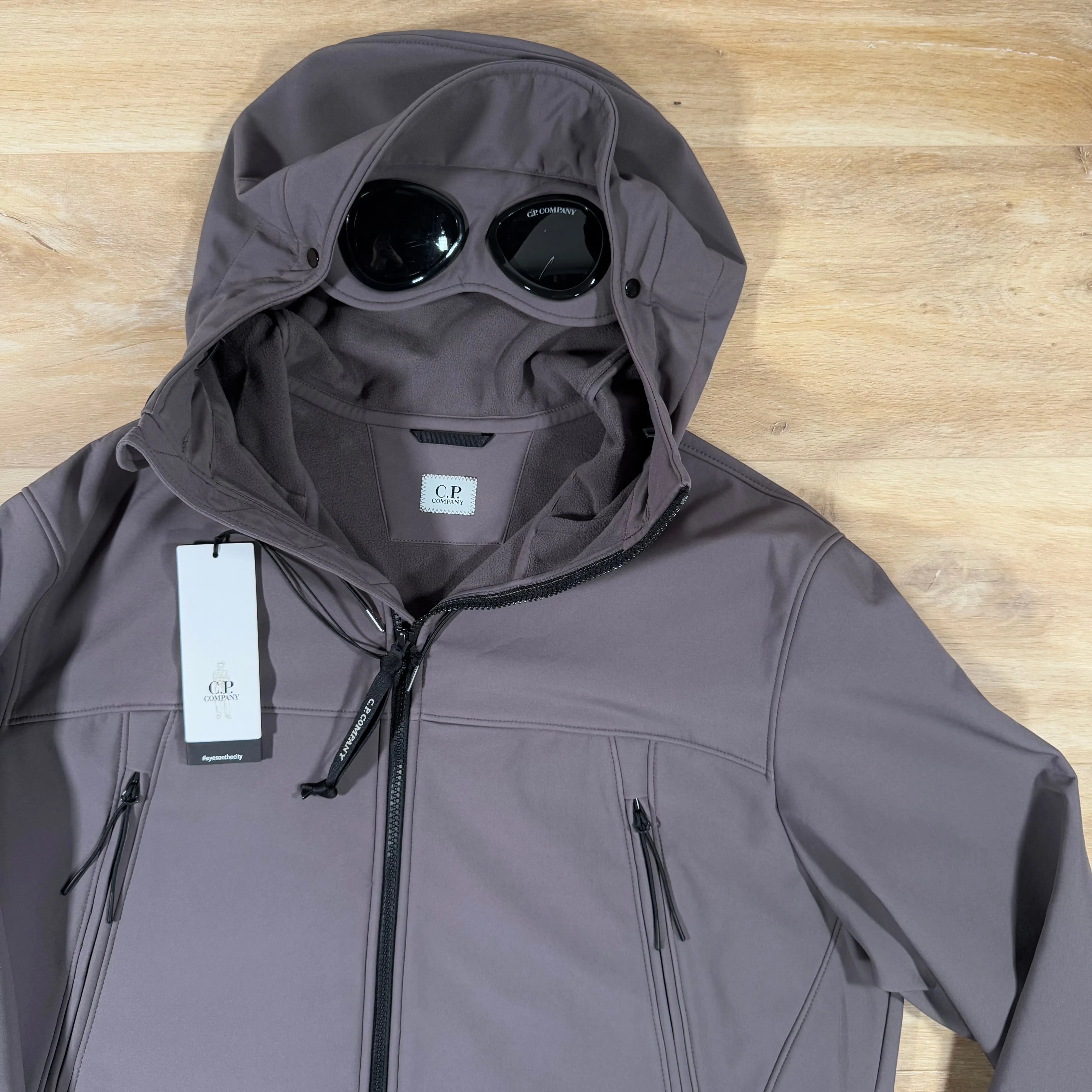 C.P. Company Shell-R Goggle Jacket in Violet