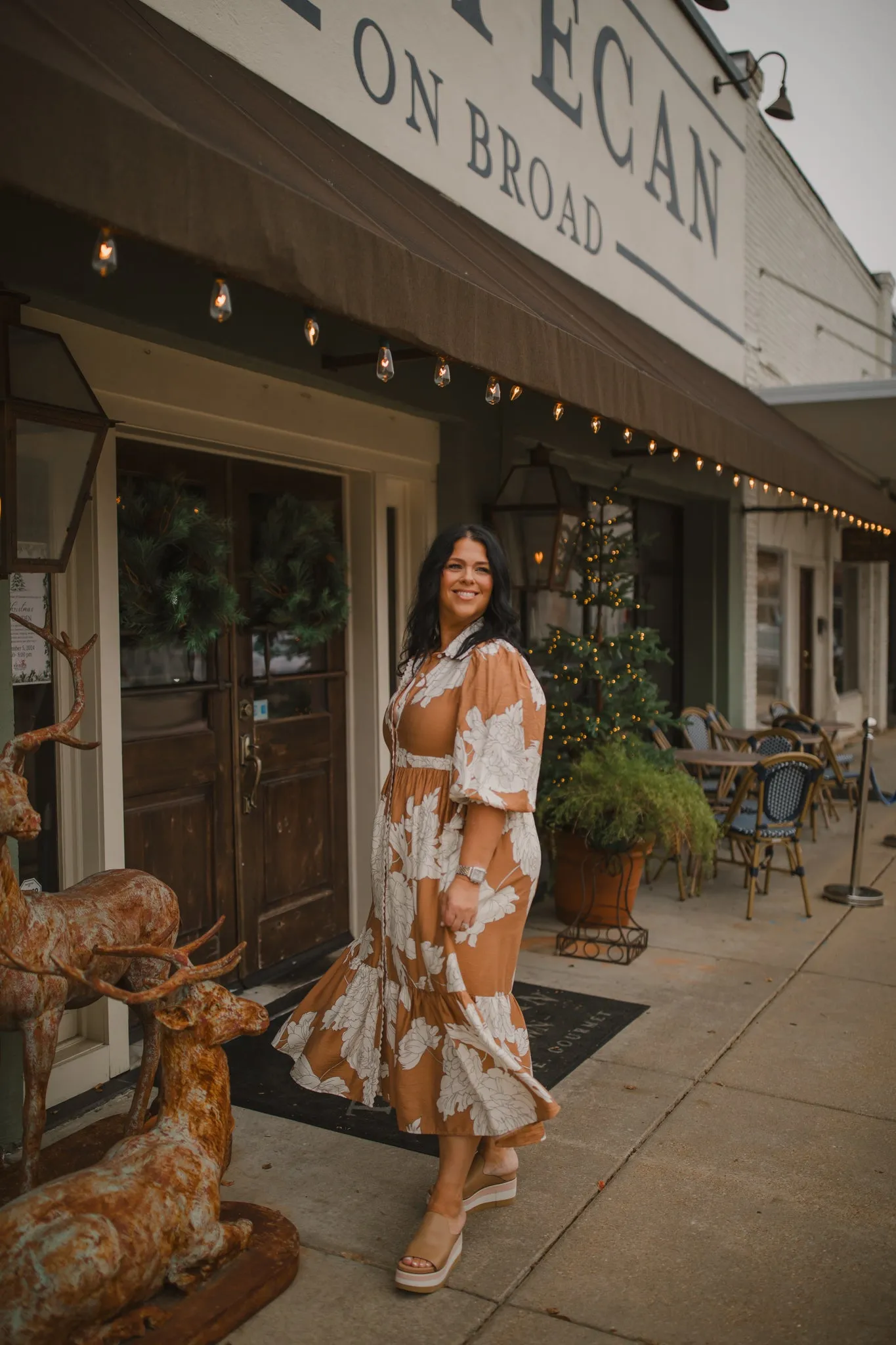 Danielle Dress in Camel