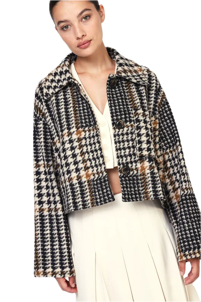 Dixie beige black jacket