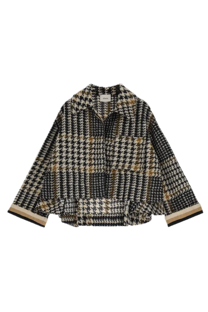 Dixie beige black jacket