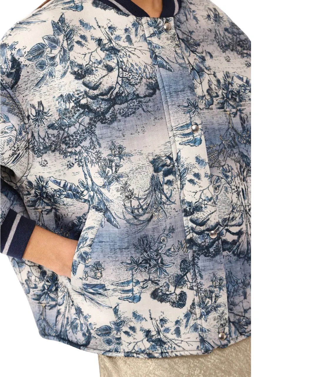 Dixie blue print jacket