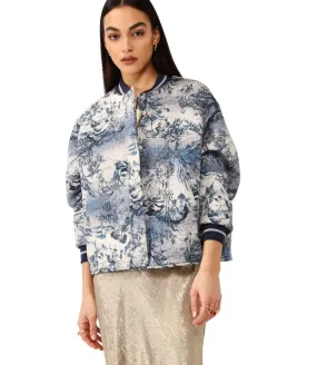 Dixie blue print jacket