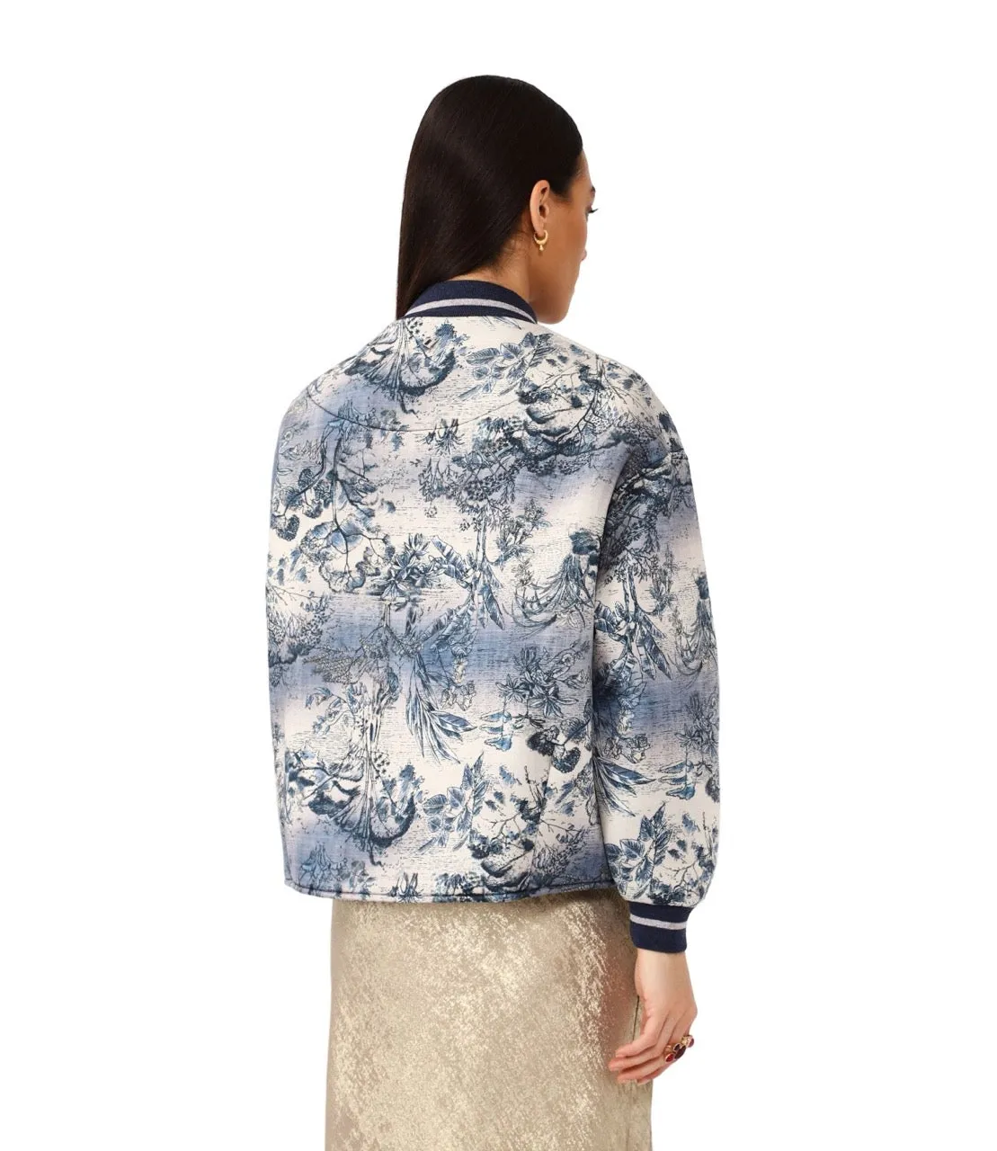 Dixie blue print jacket
