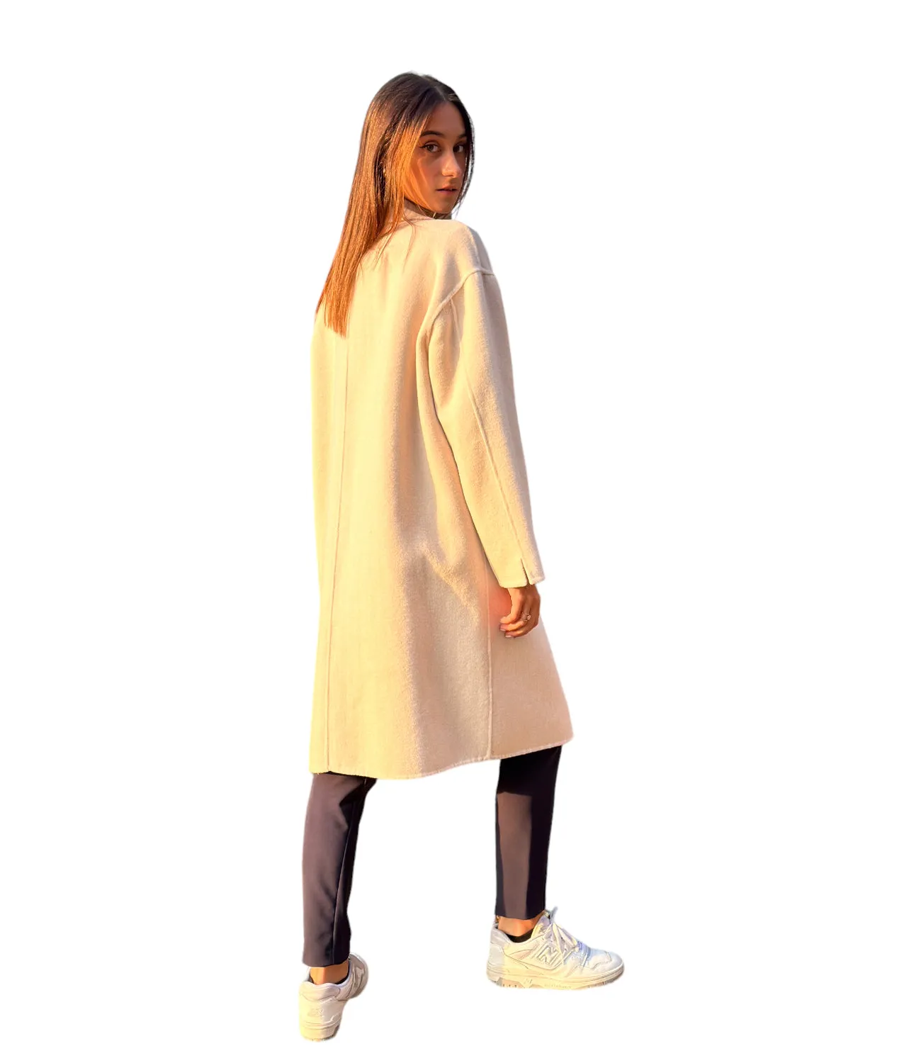 Dixie cream long jacket