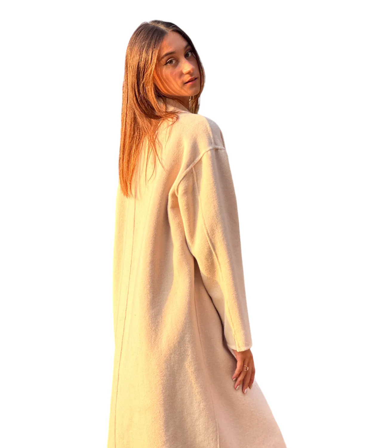 Dixie cream long jacket