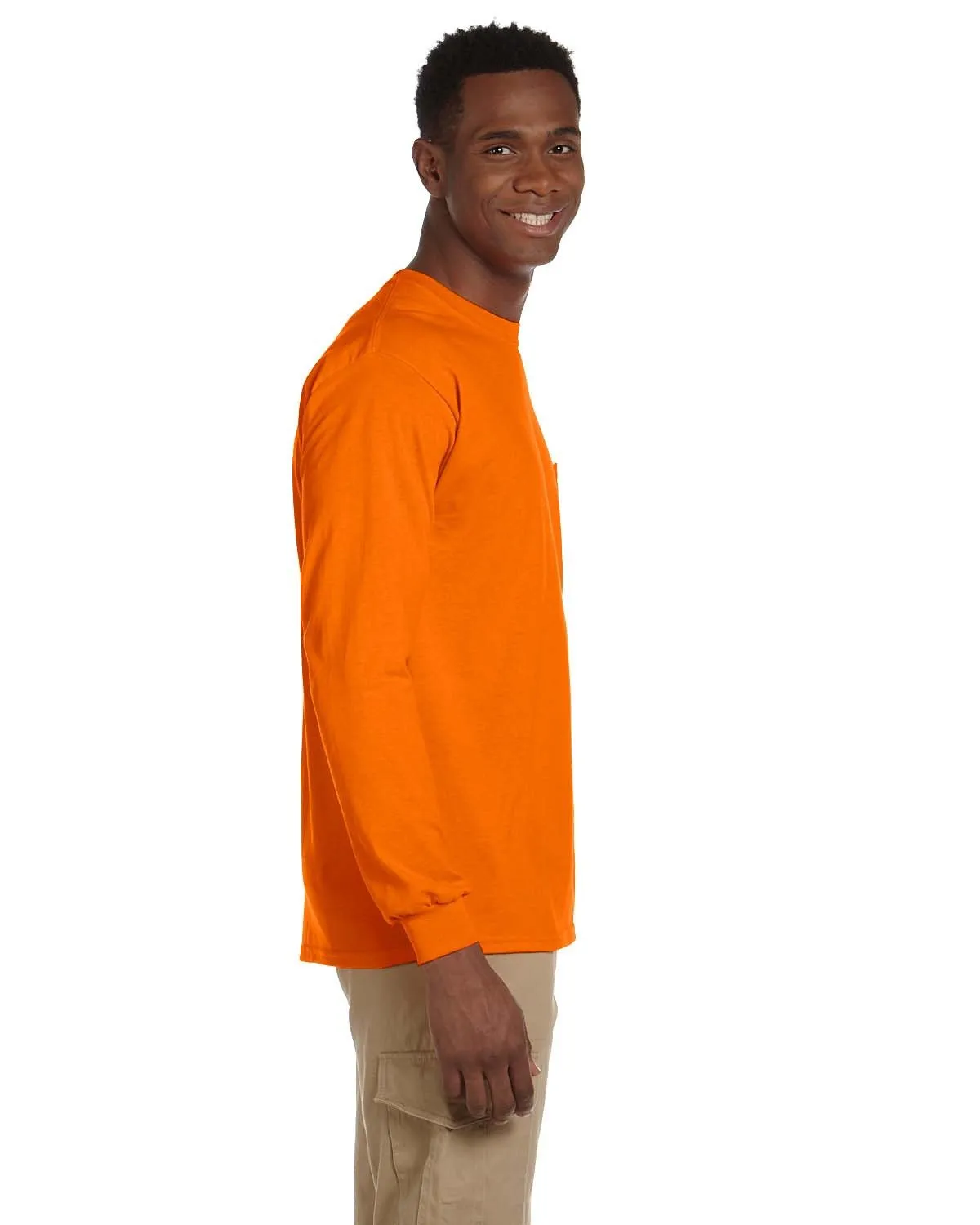 Gildan Adult Ultra Cotton® Long-Sleeve Pocket T-Shirt G241