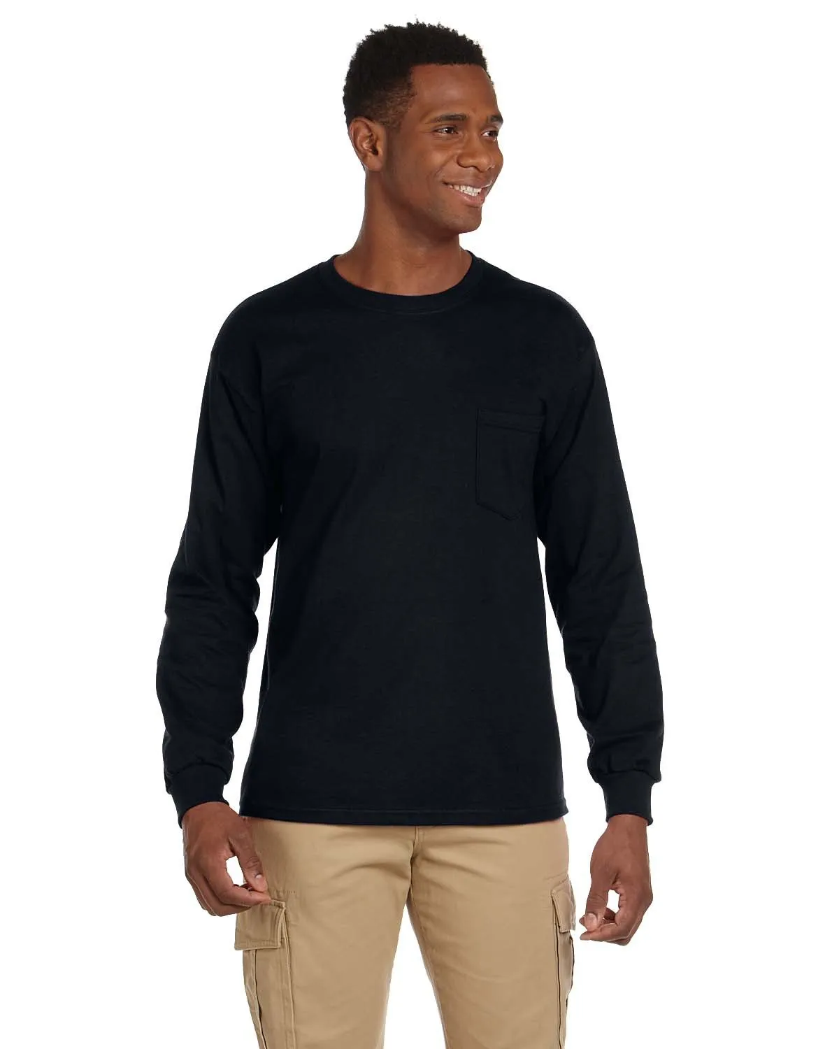 Gildan Adult Ultra Cotton® Long-Sleeve Pocket T-Shirt G241