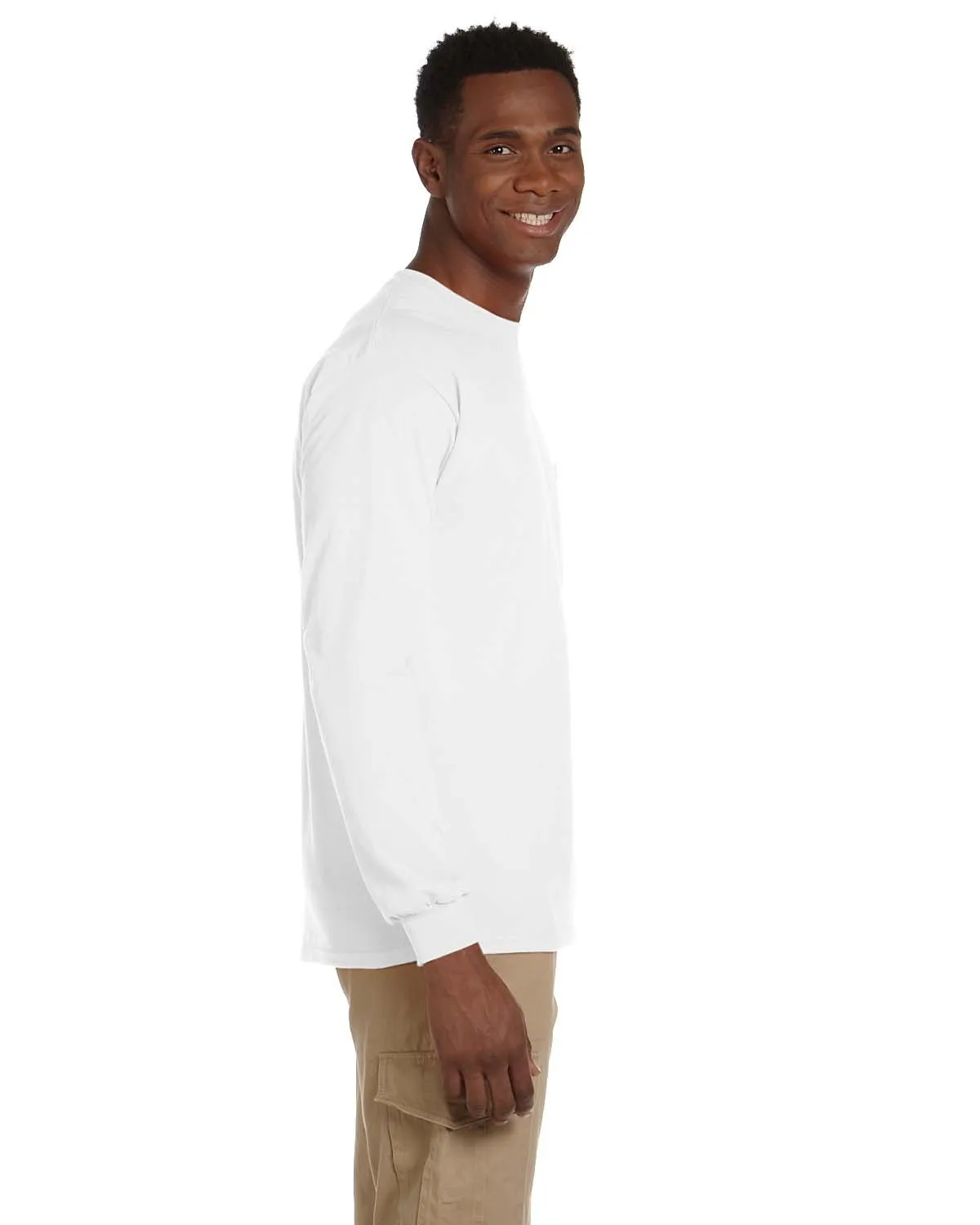 Gildan Adult Ultra Cotton® Long-Sleeve Pocket T-Shirt G241