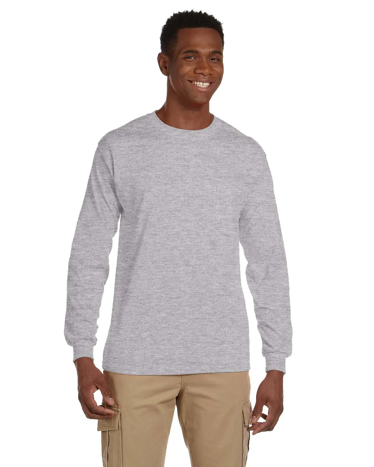 Gildan Adult Ultra Cotton® Long-Sleeve Pocket T-Shirt G241