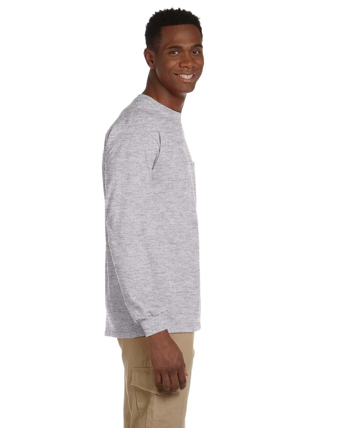 Gildan Adult Ultra Cotton® Long-Sleeve Pocket T-Shirt G241