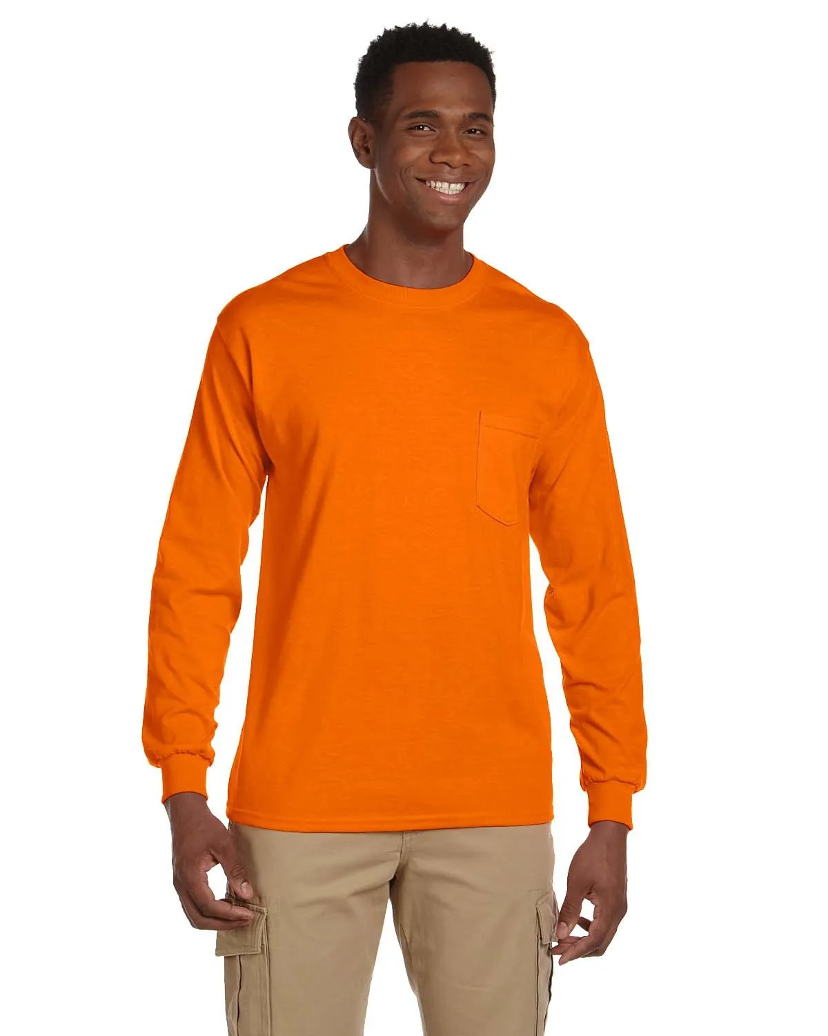 Gildan Adult Ultra Cotton® Long-Sleeve Pocket T-Shirt G241