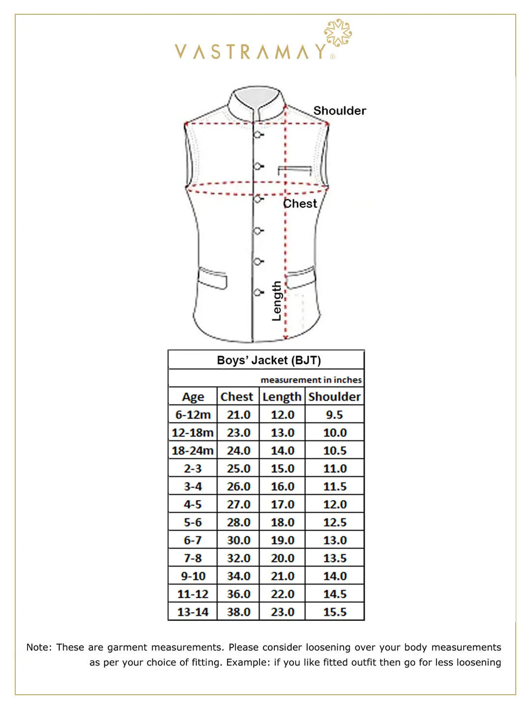 Jashvi Boys Orange Solid Satin Nehru Jacket