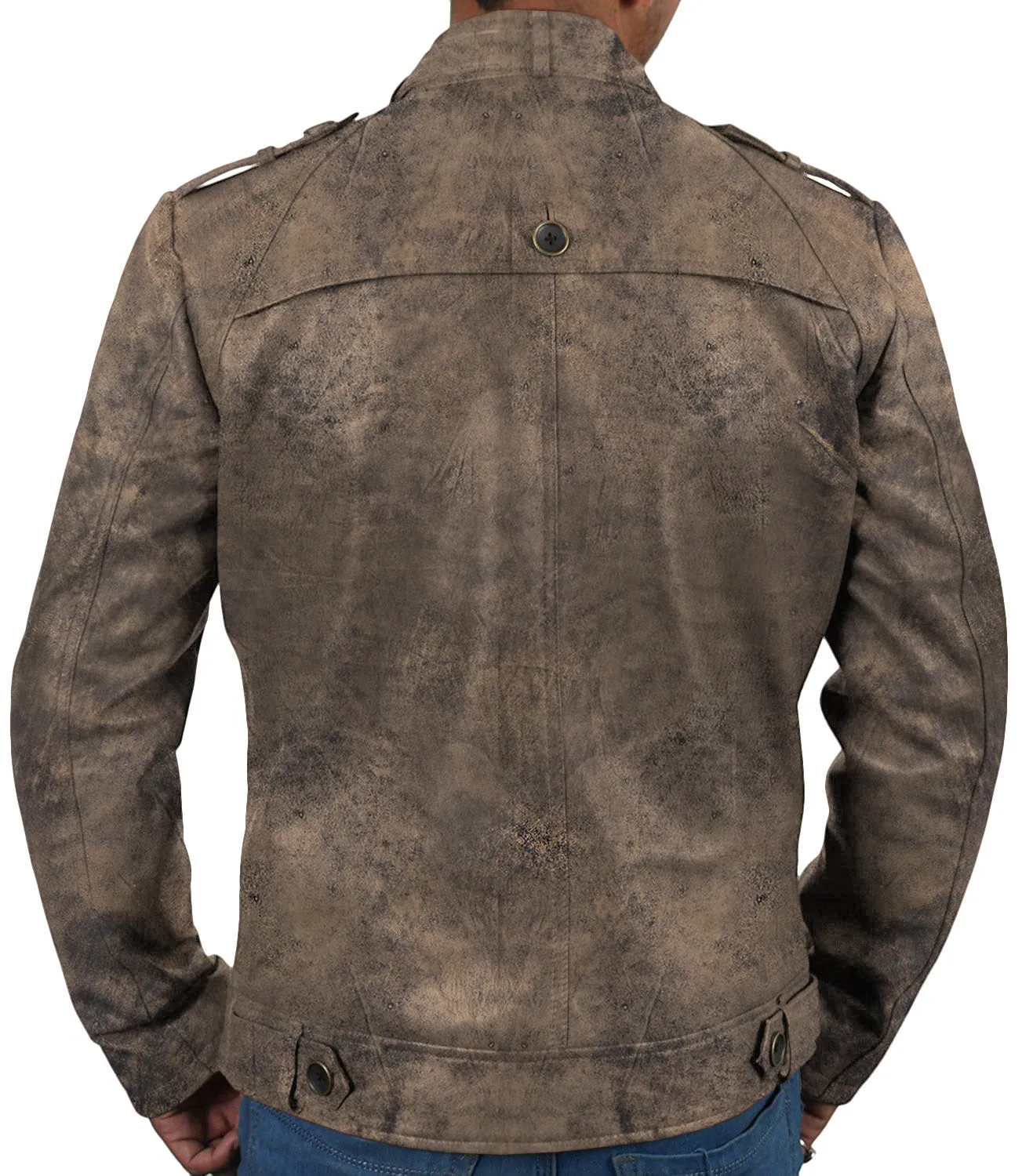 Leather Jackets Hub Mens Genuine Lambskin Leather Jacket (Black, Fencing Jacket) - 1501303