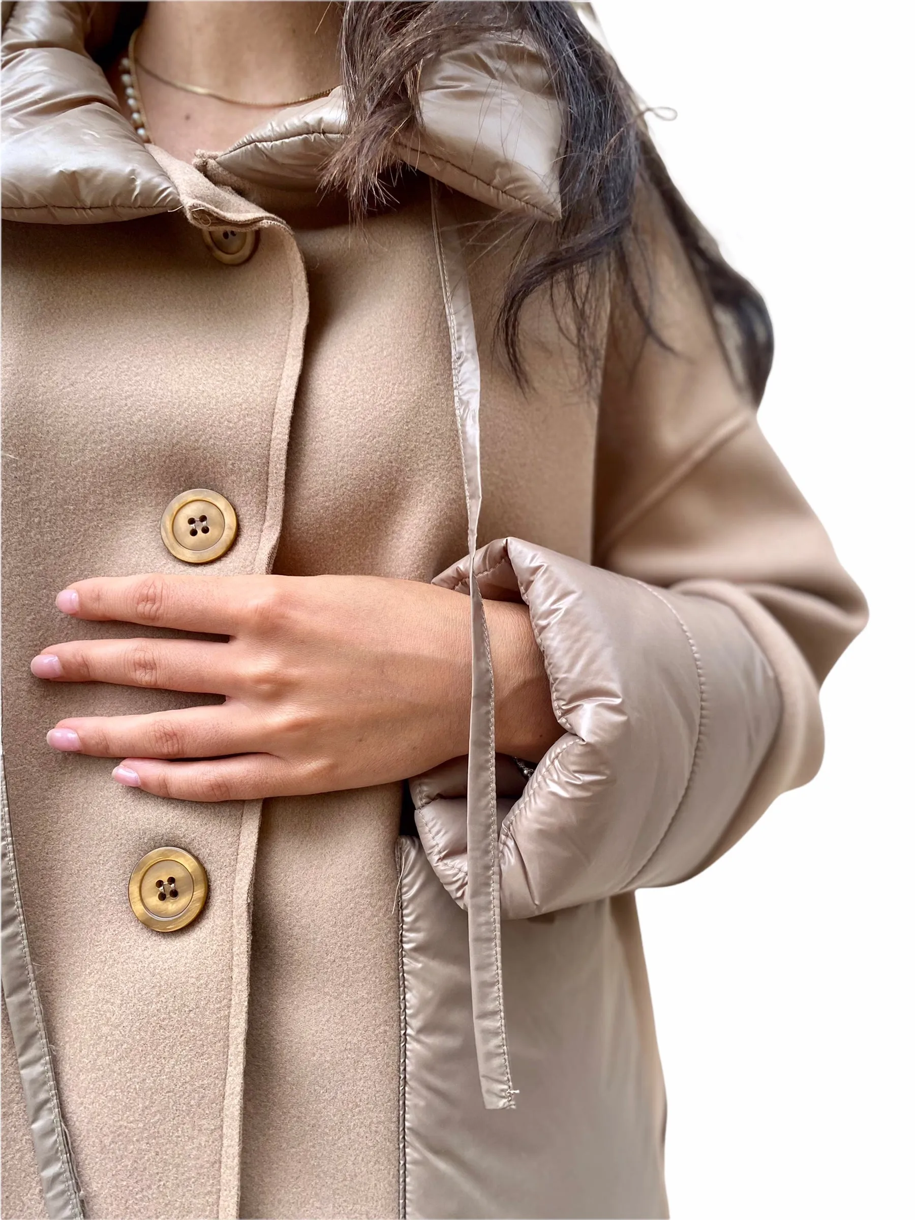 Maryley camel short jacket
