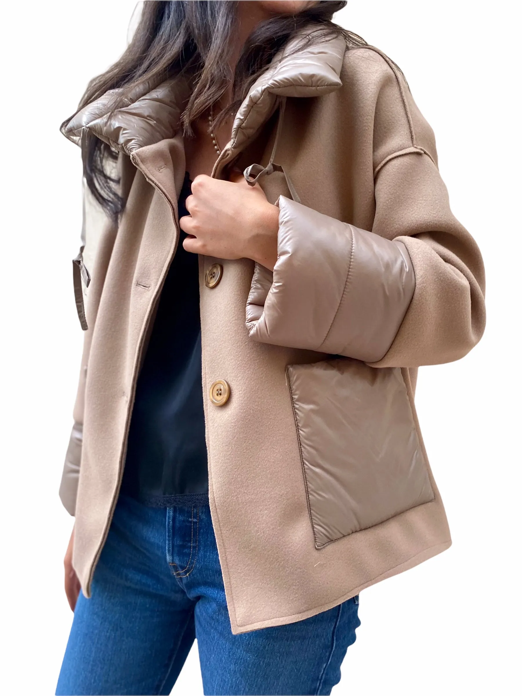 Maryley camel short jacket