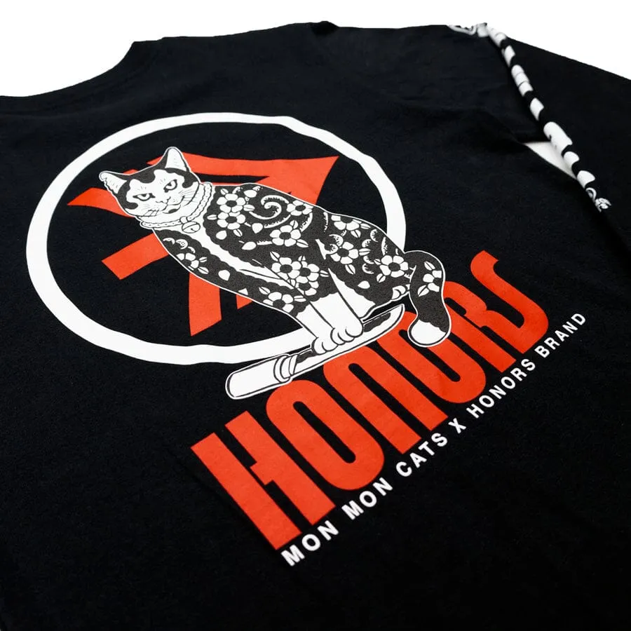 MMC X HONORS Knife Cat Long Sleeve Tee