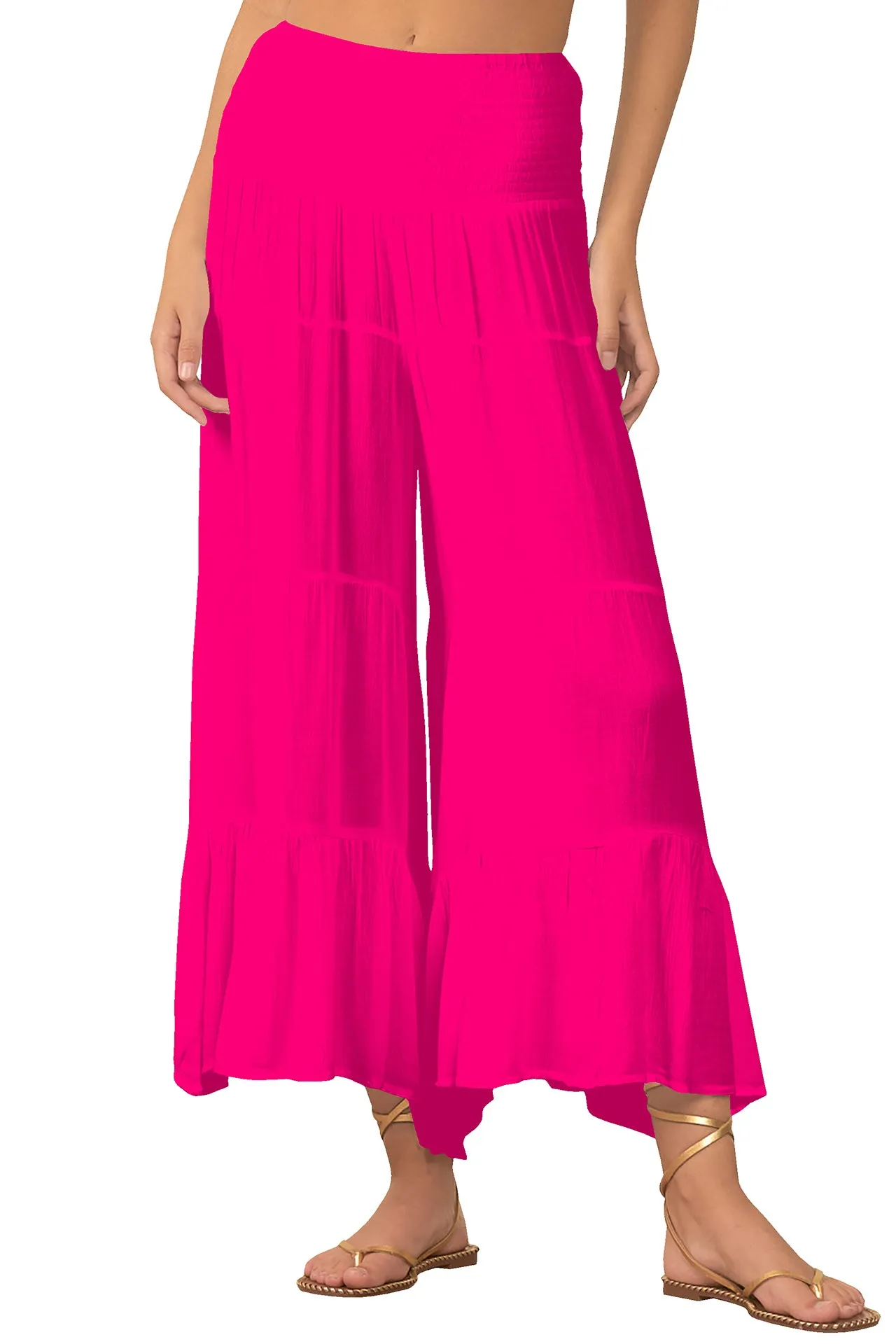 Palazzo Pant for Women in Fuchsia
