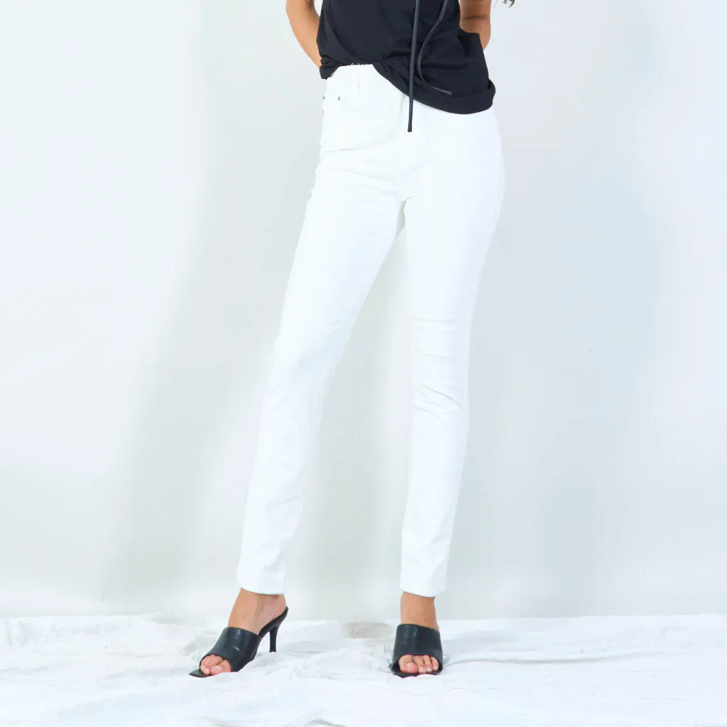 Slim-fit corduroy pants wholesale