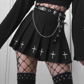 Stop Listening Mini Skirt