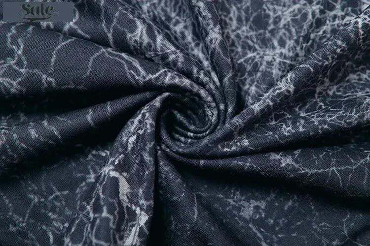 Sultry Marbled Maxi Dress
