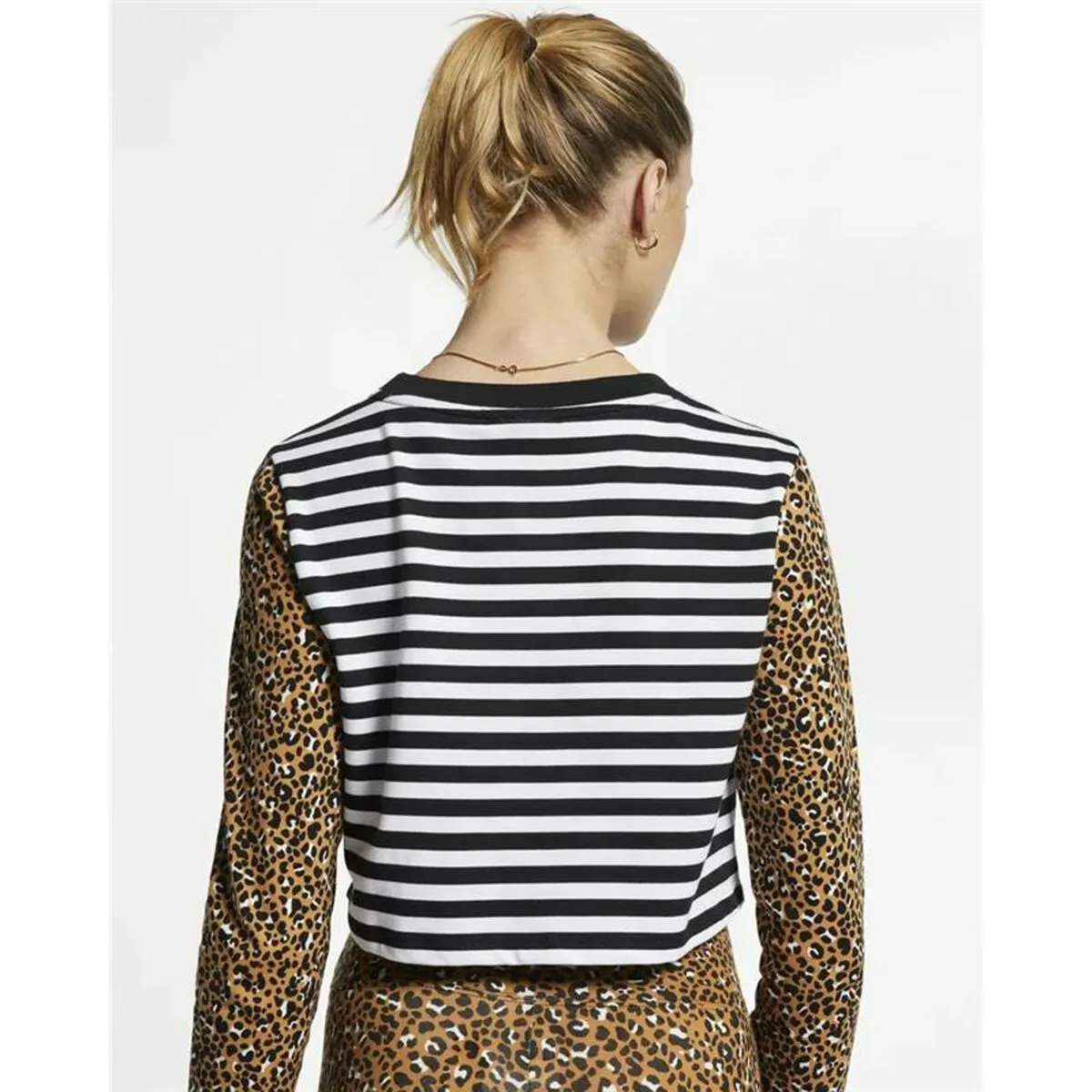 Women’S Long Sleeve T-Shirt Nike Animal Print