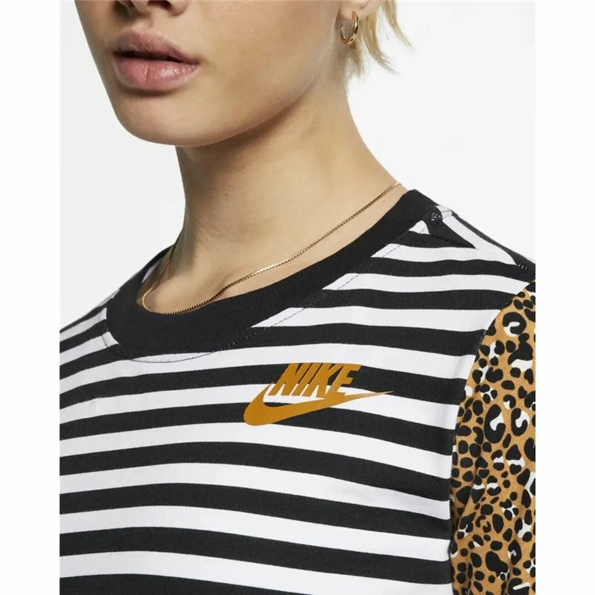 Women’S Long Sleeve T-Shirt Nike Animal Print