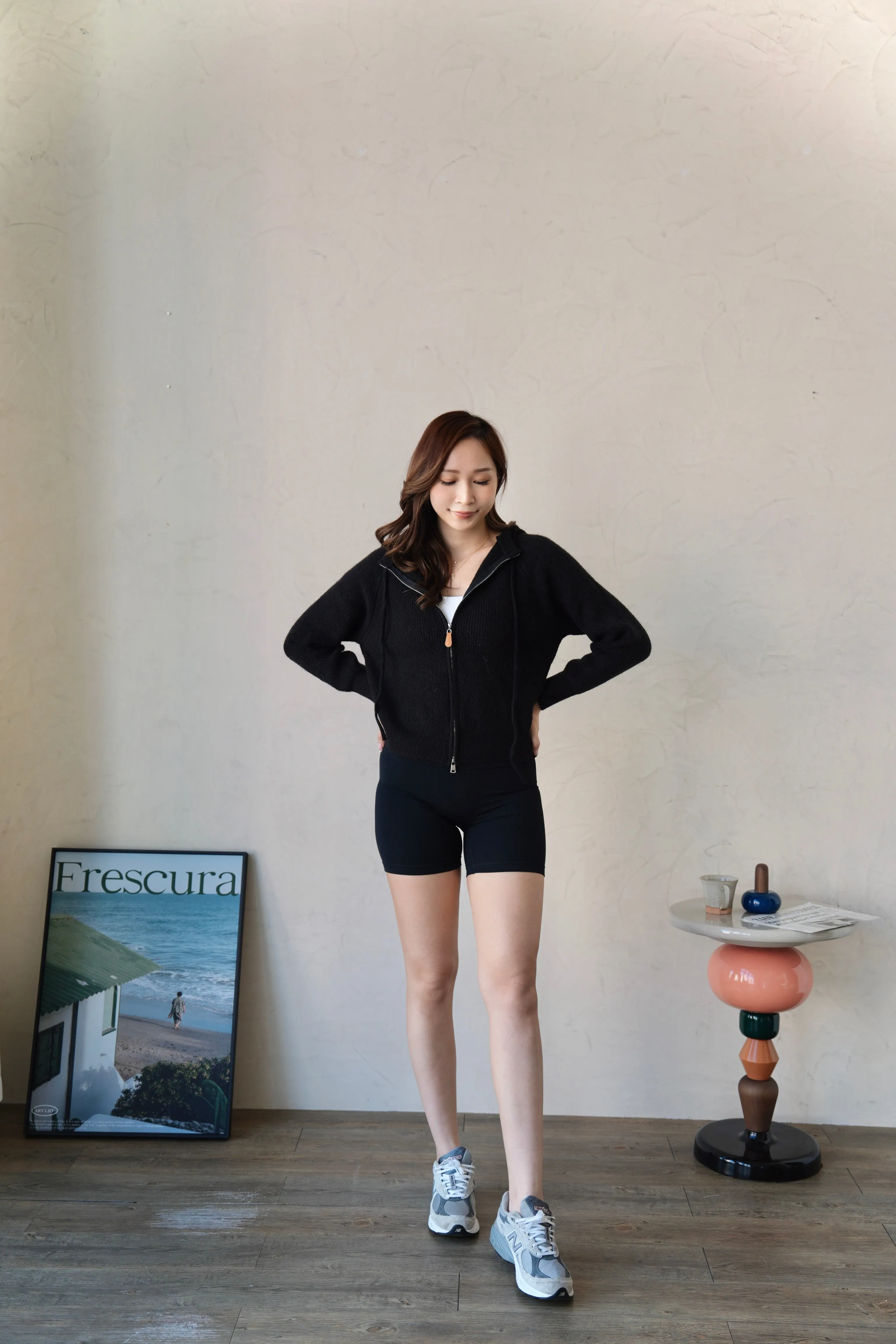 Wool Blend Zip Jacket
