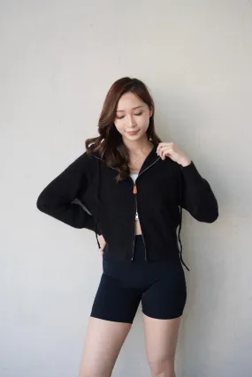 Wool Blend Zip Jacket