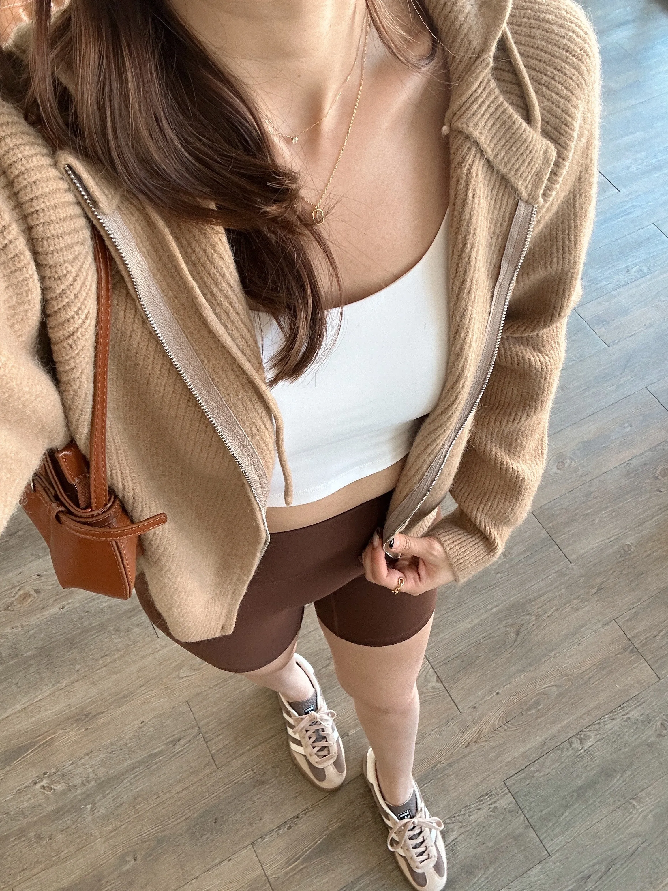 Wool Blend Zip Jacket