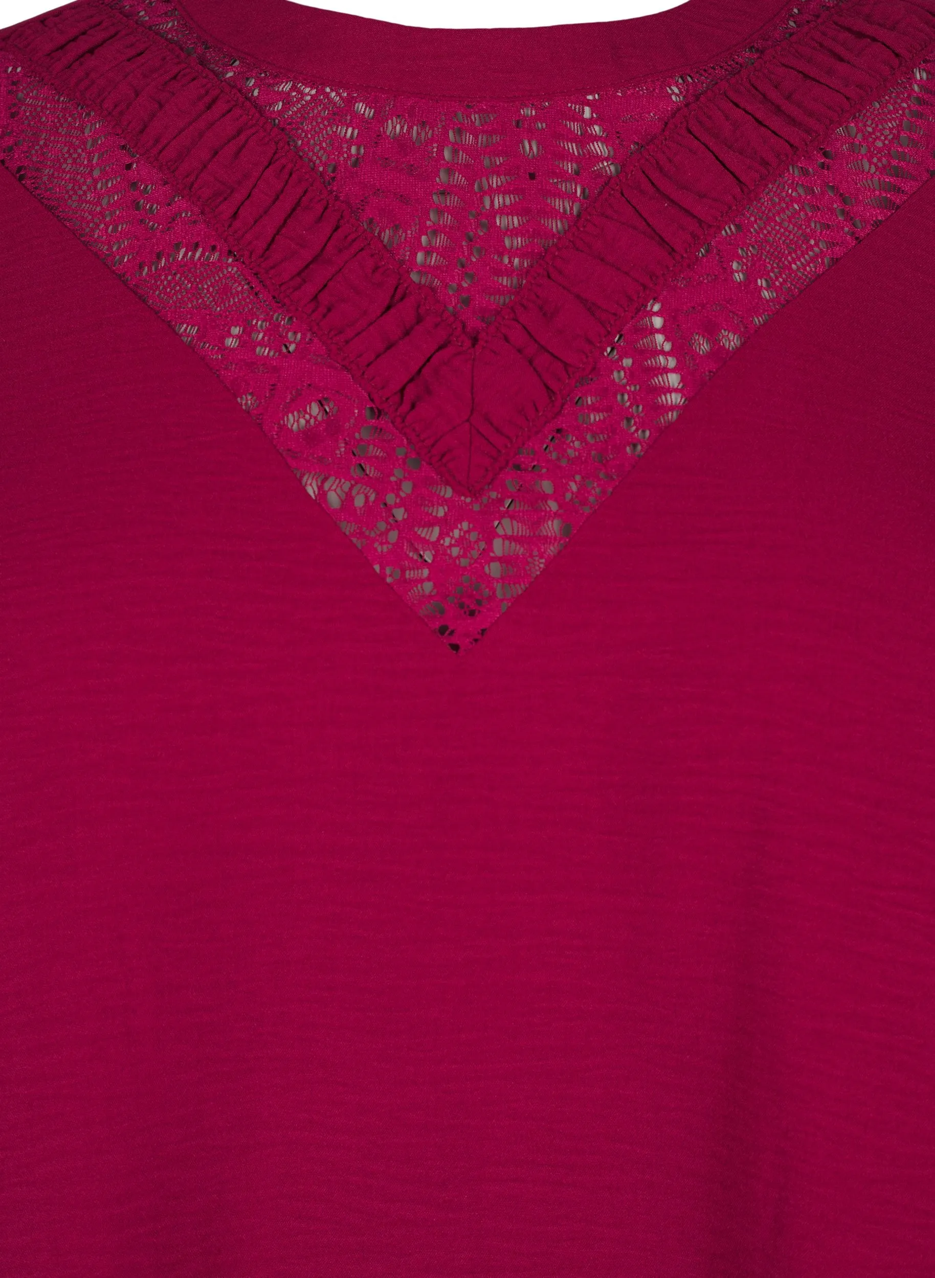 Zizzi Kamma Blouse in Red